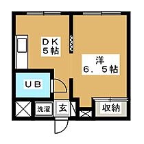 ハイツ　アミーゴ  ｜ 岐阜県大垣市西之川町１丁目（賃貸マンション1DK・3階・25.20㎡） その2