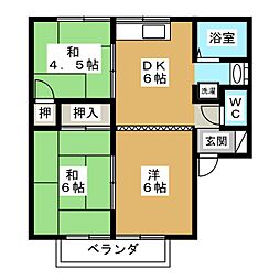 間取図画像 3DK