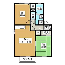 🉐敷金礼金0円！🉐エスポワール　Ａ