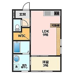 間取図画像 1LDK
