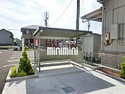 駐輪場も敷地内に完備。
