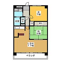 ルーミー21  ｜ 岐阜県各務原市蘇原沢上町４丁目（賃貸マンション2LDK・3階・66.50㎡） その2