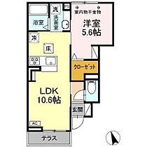 D-ROOM ZEN　ルフレ  ｜ 岐阜県各務原市那加浜見町２丁目148-1（賃貸アパート1LDK・1階・38.10㎡） その2