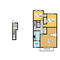 ハバ・エントピア  ｜ 岐阜県各務原市鵜沼羽場町３丁目（賃貸アパート2LDK・2階・67.41㎡） その2