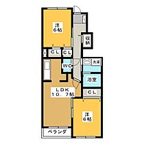 メゾンシャルマンA  ｜ 岐阜県各務原市川島河田町（賃貸アパート2LDK・1階・55.42㎡） その2