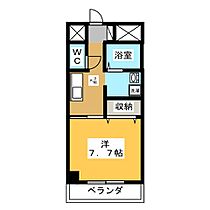 Ｙ’ｓマンション  ｜ 岐阜県各務原市那加不動丘１丁目（賃貸マンション1K・2階・25.49㎡） その2