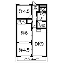 ハイツ花水木  ｜ 岐阜県各務原市蘇原野口町４丁目（賃貸マンション3LDK・3階・56.00㎡） その2