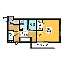 D-roomビーチルック  ｜ 岐阜県各務原市那加浜見町１丁目（賃貸アパート1K・2階・30.70㎡） その2