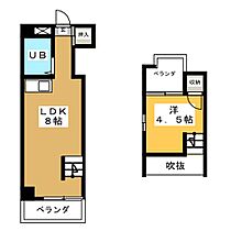 パティオＭ  ｜ 岐阜県各務原市蘇原興亜町５丁目（賃貸マンション1LDK・4階・29.40㎡） その2