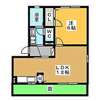 メゾンＡＩＧＩ　A棟  ｜ 岐阜県各務原市前渡東町４丁目（賃貸アパート1LDK・1階・43.01㎡） その2