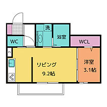 リルビドソニック 202 ｜ 岐阜県各務原市那加野畑町１丁目92番2（賃貸アパート1LDK・2階・31.50㎡） その2