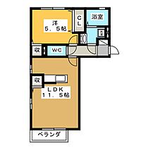 フィレンツェ（ＦＩＲＥＮＺＥ）  ｜ 岐阜県各務原市那加前洞新町３丁目（賃貸アパート1LDK・2階・42.07㎡） その2