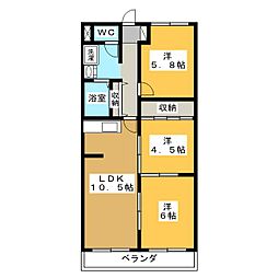 間取図画像 3LDK