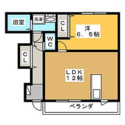 間取図画像 1LDK