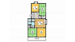 東陽第三ハイツ 4DKの間取図画像