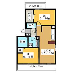物件の間取り