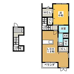 セイバリー 1LDKの間取図画像