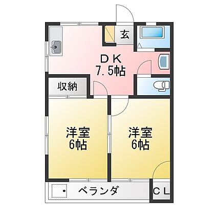コーポ・タカダ_間取り_0