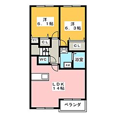 物件の間取り