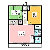 ライオンズマンション  ｜ 岐阜県可児市広見４丁目（賃貸マンション2LDK・4階・48.19㎡） その2