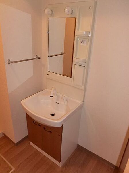 画像7:シャワー付き独立洗面台があります。