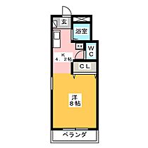 利季50  ｜ 岐阜県可児市広見（賃貸マンション1K・2階・25.52㎡） その2