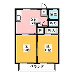 🉐敷金礼金0円！🉐サンシティにわ　Ｂ棟
