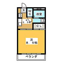 ハイツセレベス  ｜ 岐阜県可児市下恵土（賃貸マンション1K・2階・28.15㎡） その2