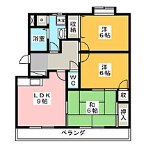 ファミーユ  ｜ 岐阜県可児市今渡（賃貸マンション3LDK・4階・63.00㎡） その2