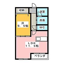 エーデル・ブラウ  ｜ 岐阜県可児市今渡（賃貸マンション1LDK・1階・40.05㎡） その2