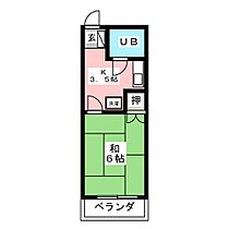 グリーンハイツII  ｜ 岐阜県可児市今渡（賃貸マンション1K・2階・21.00㎡） その2