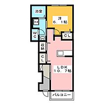 サニーフラット  ｜ 岐阜県可児市今渡（賃貸アパート1LDK・1階・44.22㎡） その2