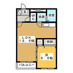 間取図画像 1LDK