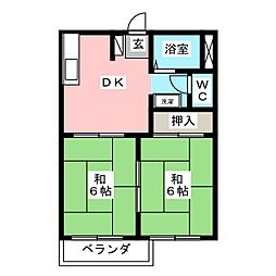 間取図画像 2DK