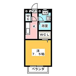 間取図画像 1K