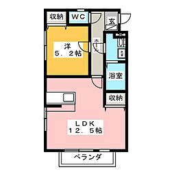 間取図画像 1LDK