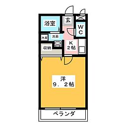 間取図画像 1K