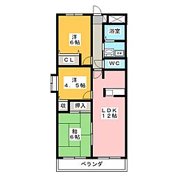 FLORA 3LDKの間取図画像
