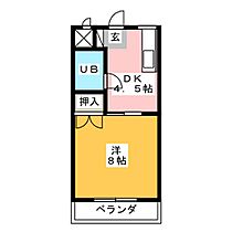 コーポ山田II  ｜ 岐阜県瑞穂市稲里（賃貸マンション1DK・2階・25.20㎡） その2