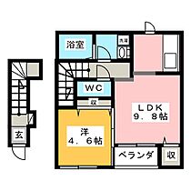 カーサヴェルデI  ｜ 岐阜県瑞穂市別府（賃貸アパート1LDK・2階・42.04㎡） その2