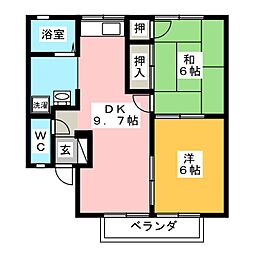 間取図画像 2DK