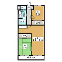 アーバンステイ森川Ａ  ｜ 岐阜県美濃加茂市田島町１丁目（賃貸マンション2LDK・3階・56.26㎡） その2