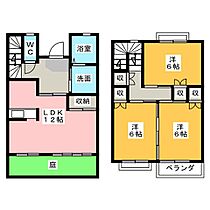 フィナール本郷  ｜ 岐阜県美濃加茂市本郷町３丁目（賃貸テラスハウス3LDK・1階・76.82㎡） その2