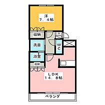 Ｐｅｒｓｉｍｍｏｎ  ｜ 岐阜県美濃加茂市蜂屋町中蜂屋（賃貸マンション1LDK・2階・51.05㎡） その2