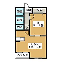 ハートフルマンション　ルーナ  ｜ 岐阜県美濃加茂市加茂野町今泉（賃貸マンション1LDK・3階・41.00㎡） その2