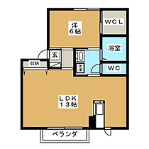 Ｈｏｍｅ　Lｉｋｅ　野ばら  ｜ 岐阜県美濃加茂市本郷町９丁目（賃貸アパート1LDK・2階・44.49㎡） その2