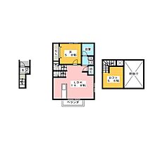 ブランキューブ　中部台  ｜ 岐阜県美濃加茂市中部台６丁目（賃貸アパート1LDK・2階・51.50㎡） その2