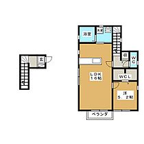 Ｈｏｎｅｙｃｏｍｂ　Ｔｏｗｎ　Ｓ棟  ｜ 岐阜県美濃加茂市西町６丁目（賃貸アパート1LDK・2階・57.96㎡） その2