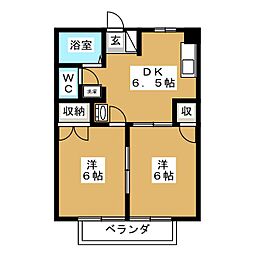 間取図画像 2DK
