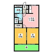 メゾンドボヌール2  ｜ 岐阜県羽島市正木町曲利（賃貸マンション2LDK・1階・45.54㎡） その2